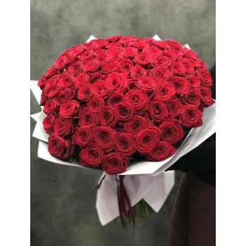 Bouquet of 101 red roses